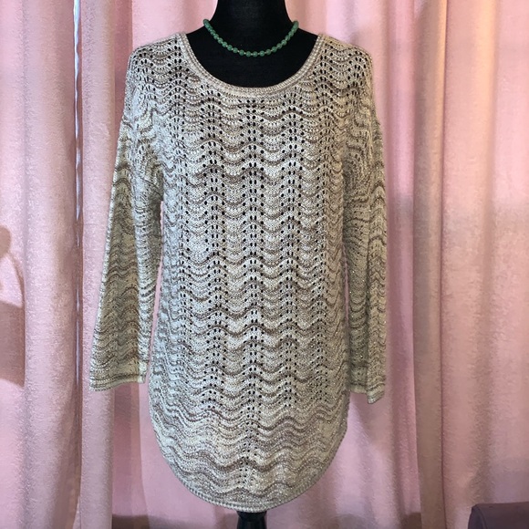 United States Sweaters Size L Khaki Space Dyed Sweater - Picture 1 of 11